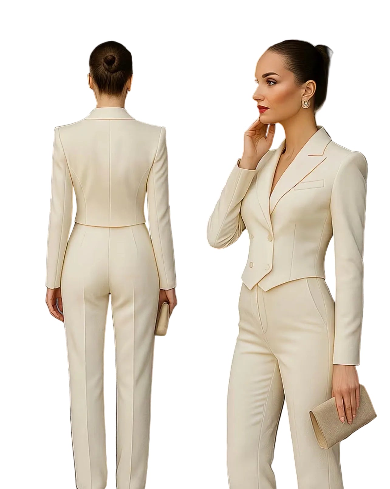 Women’s Minimal Premium Blazer & Trousers Suit Set