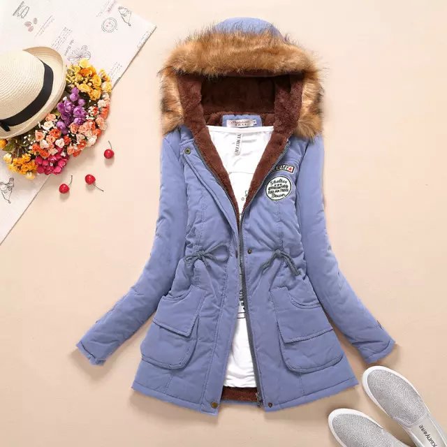 Thick Lamb Wool Cotton Winter Coat for Women – Cold Weather Wear