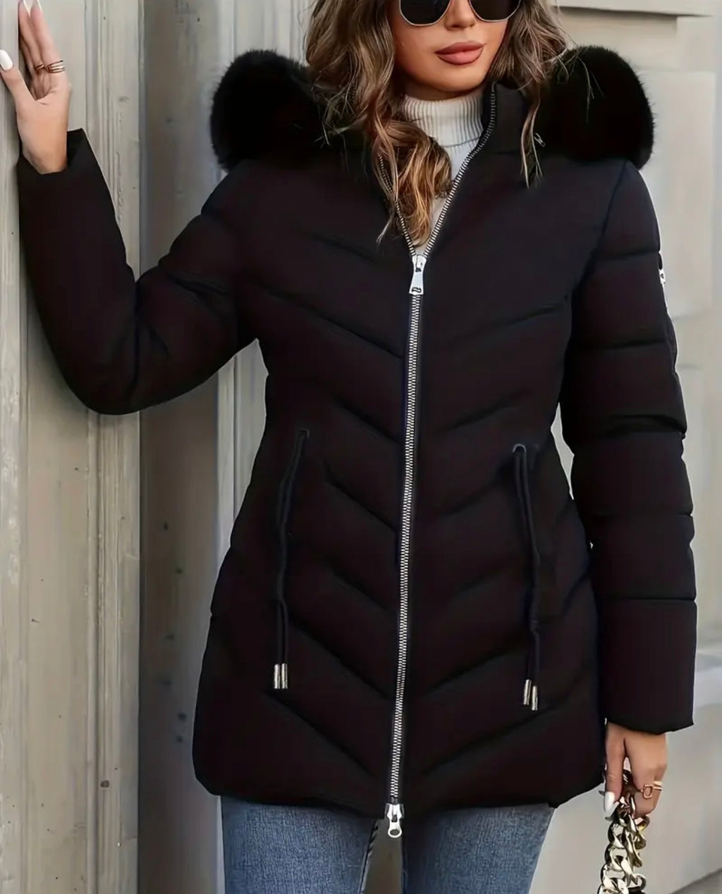 Durable Machine-Washable Elegant Winter Jacket for Women