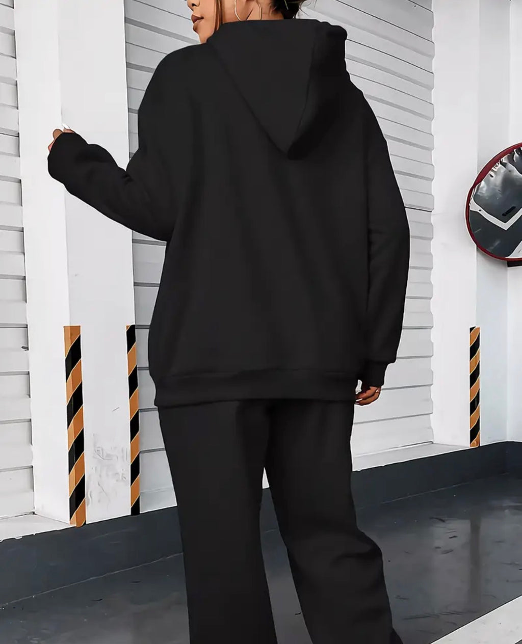 Women's Chic Paris-Inspired Hoodie & Jogger Set