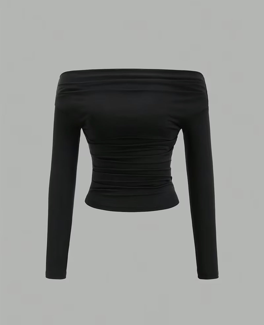 Women's Off-Shoulder Fitted Crop Top 3-Piece Set