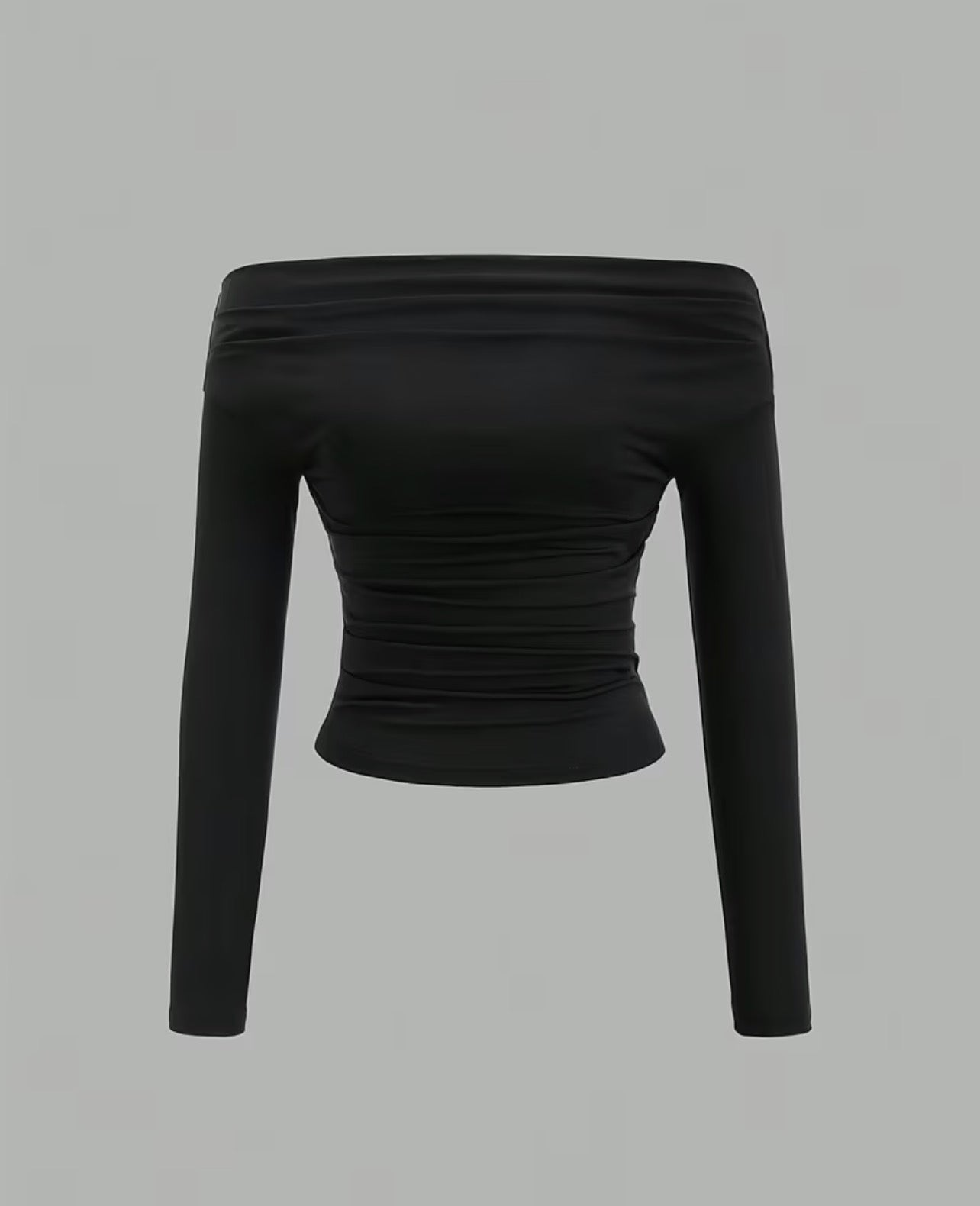 Women's Off-Shoulder Fitted Crop Top 3-Piece Set