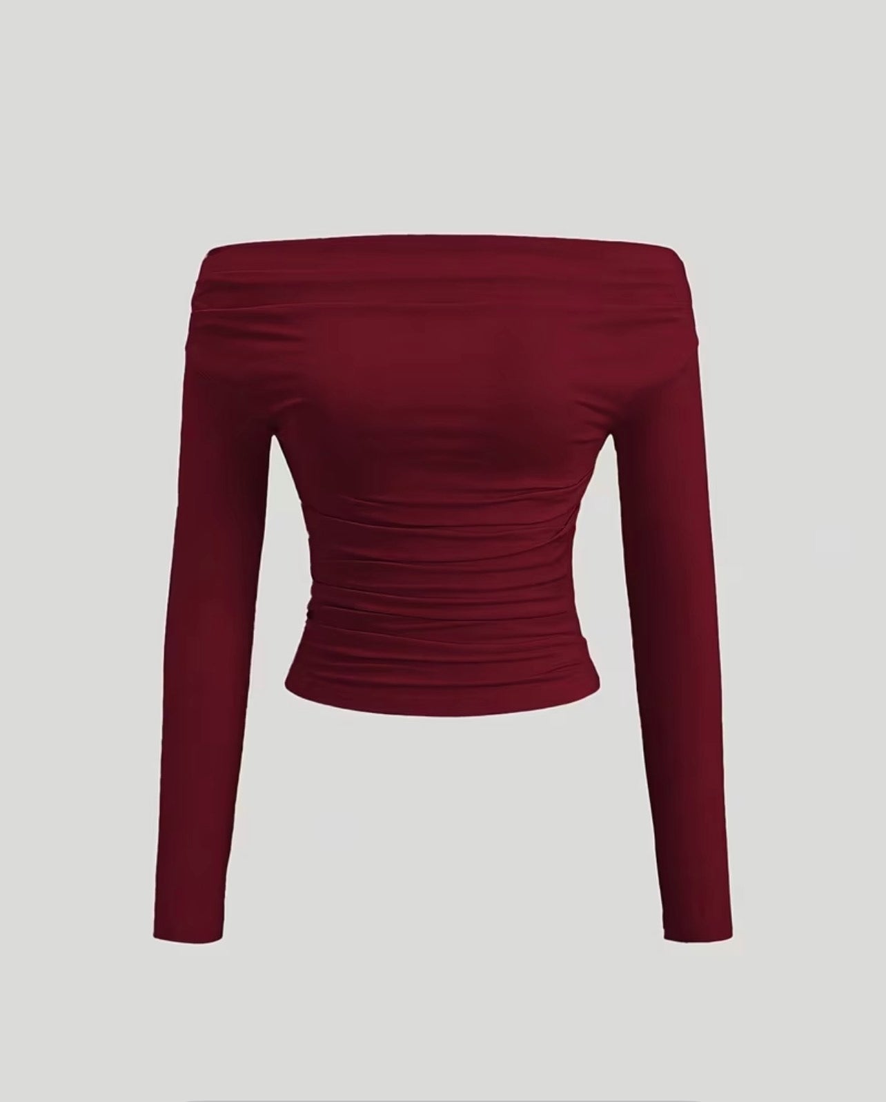 Women's Off-Shoulder Fitted Crop Top 3-Piece Set