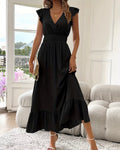 Luxury Black Evening Dress | Elegant Maxi Collection
