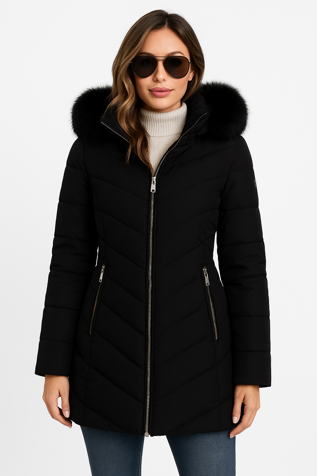 Durable Machine-Washable Elegant Winter Jacket for Women