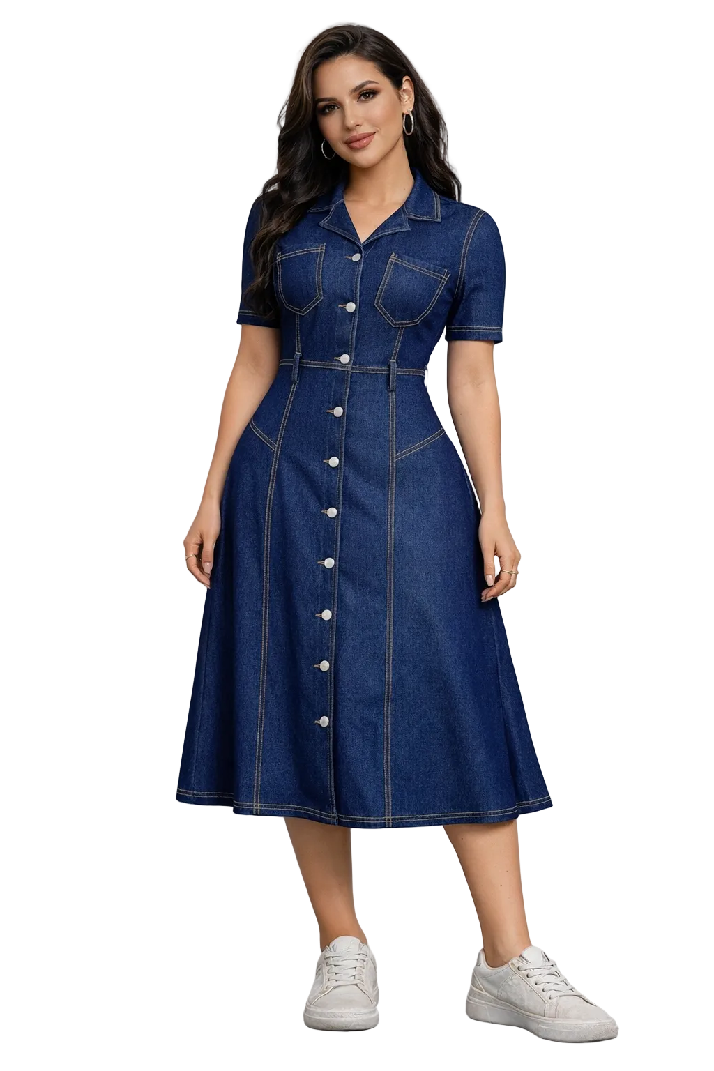 Women’s Chic Short Sleeve Everyday Dress