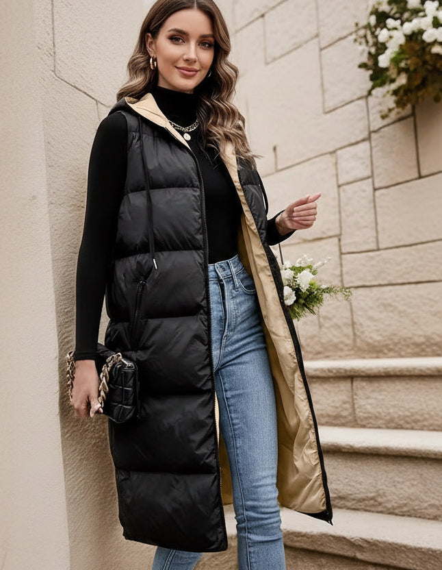 French Zip Hoodie Vest – Effortless Fit